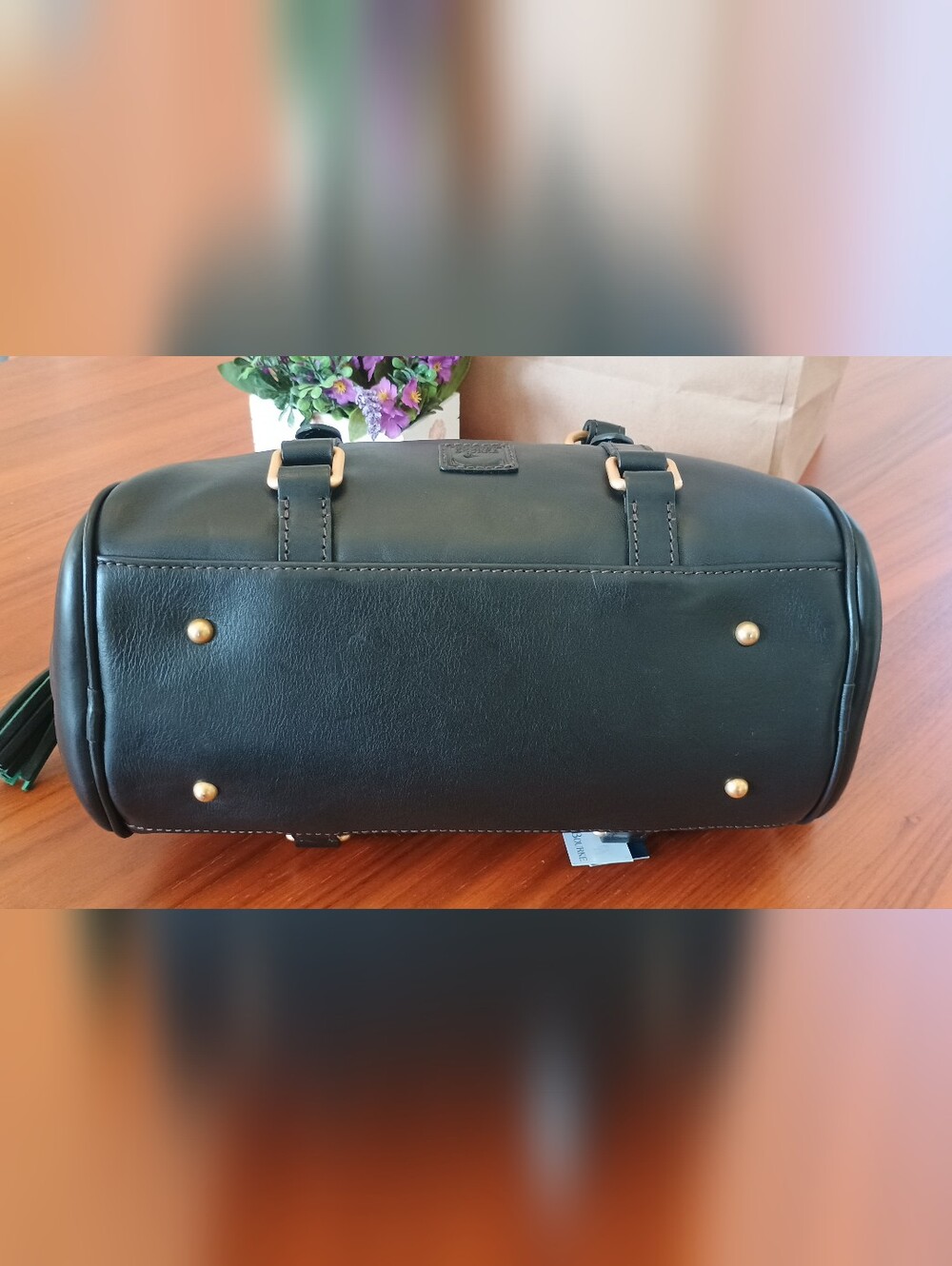 NWT! Dooney & Bourke Florentine* Medium/Regular Satchel In Black/Black - Picture 8 of 16